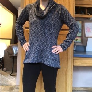 Athleta Cowl-Neck Fleece Tunic
